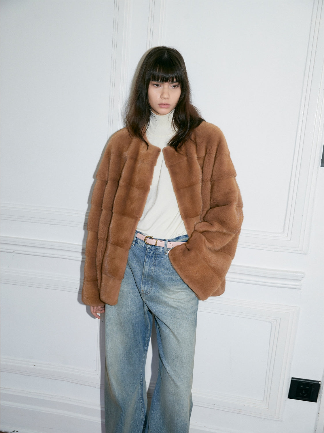 The Kopenhagen Edit — Retro Round-Neck Jacket in Standard-Level