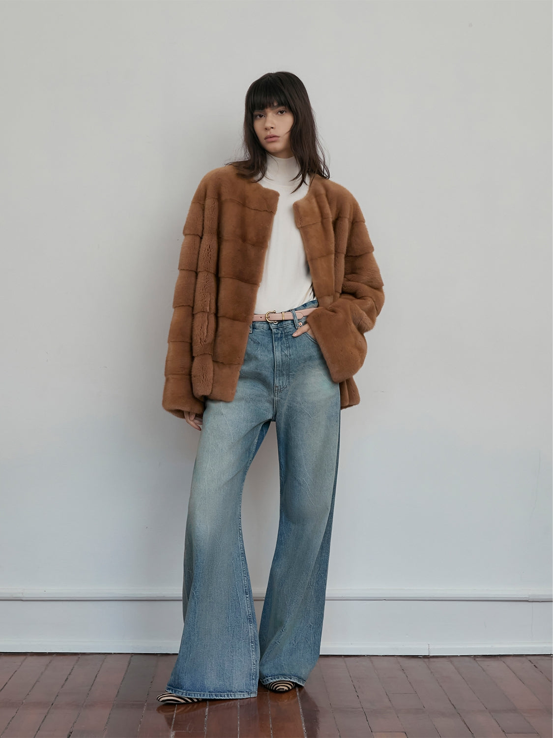 The Kopenhagen Edit — Retro Round-Neck Jacket in Standard-Level