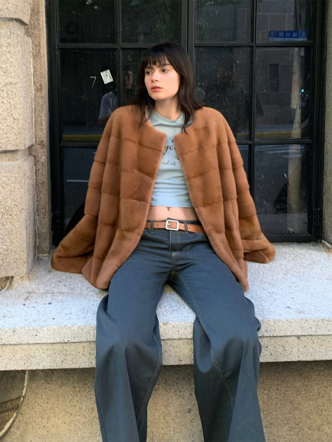 The Kopenhagen Edit — Retro Round-Neck Jacket in Standard-Level