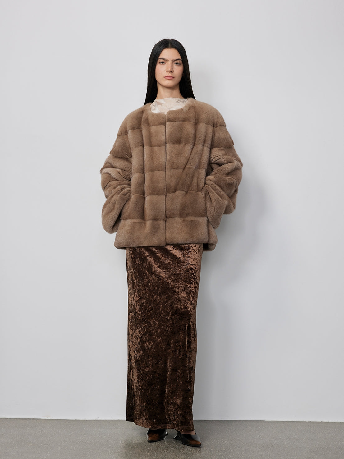 The Kopenhagen Edit — Retro Round-Neck Jacket in Standard-Level