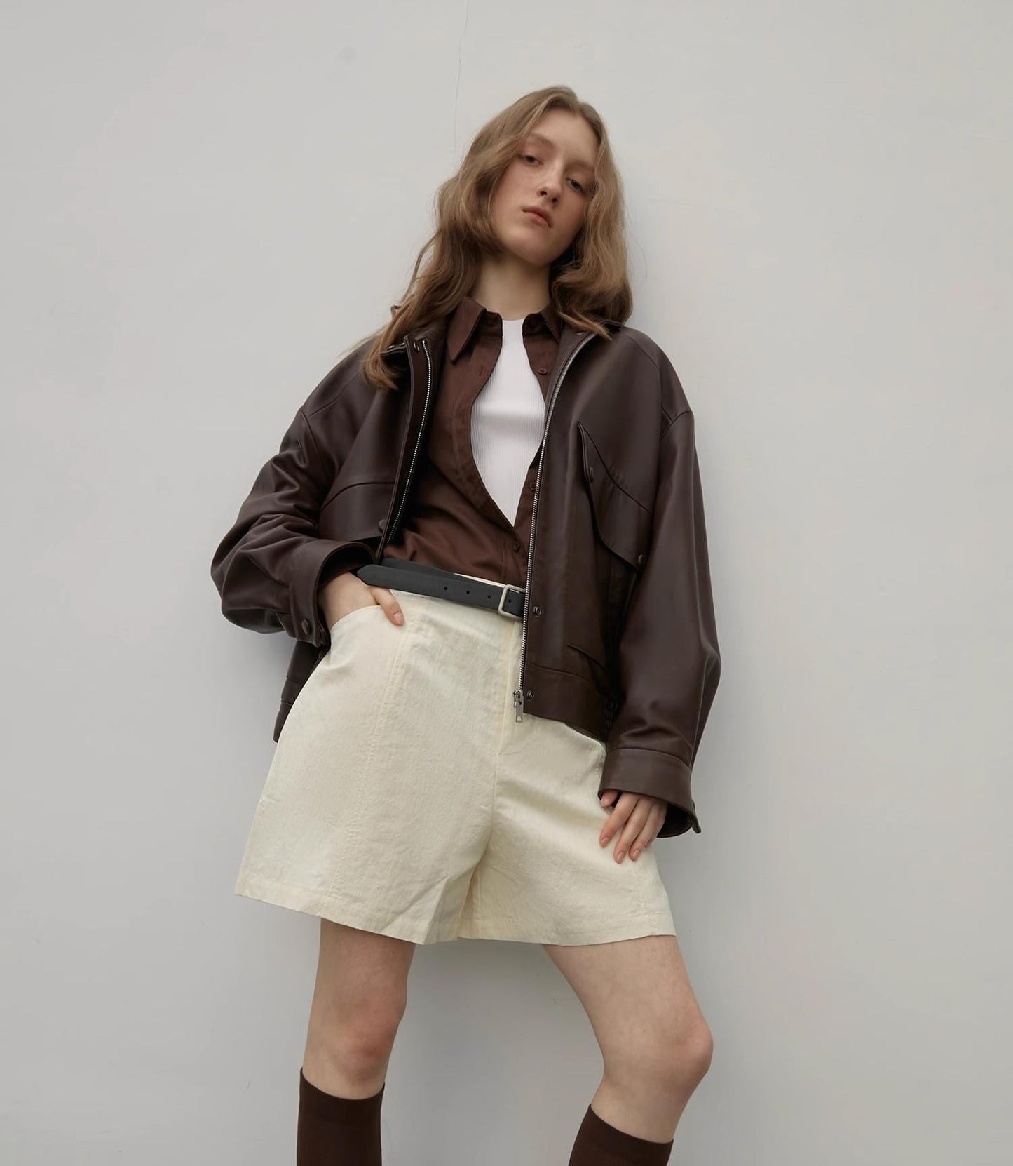 The Wellington — Two-Tone New Zealand Sheepskin Classic Jacket