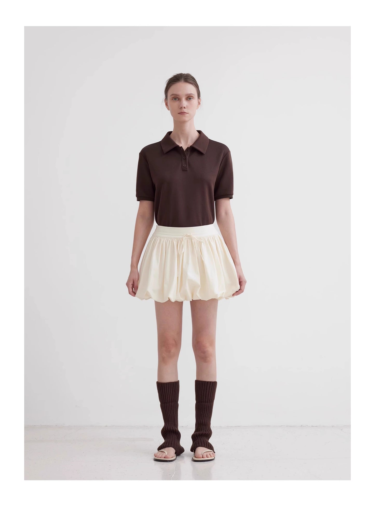 "Alice" Low Waist Anti-Exposure Flower Bud Short Skirt