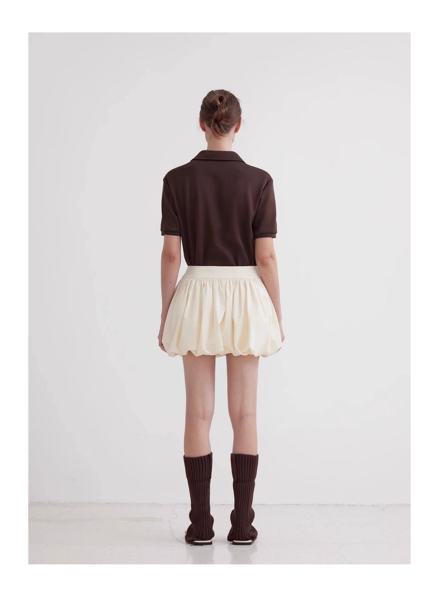 "Alice" Low Waist Anti-Exposure Flower Bud Short Skirt