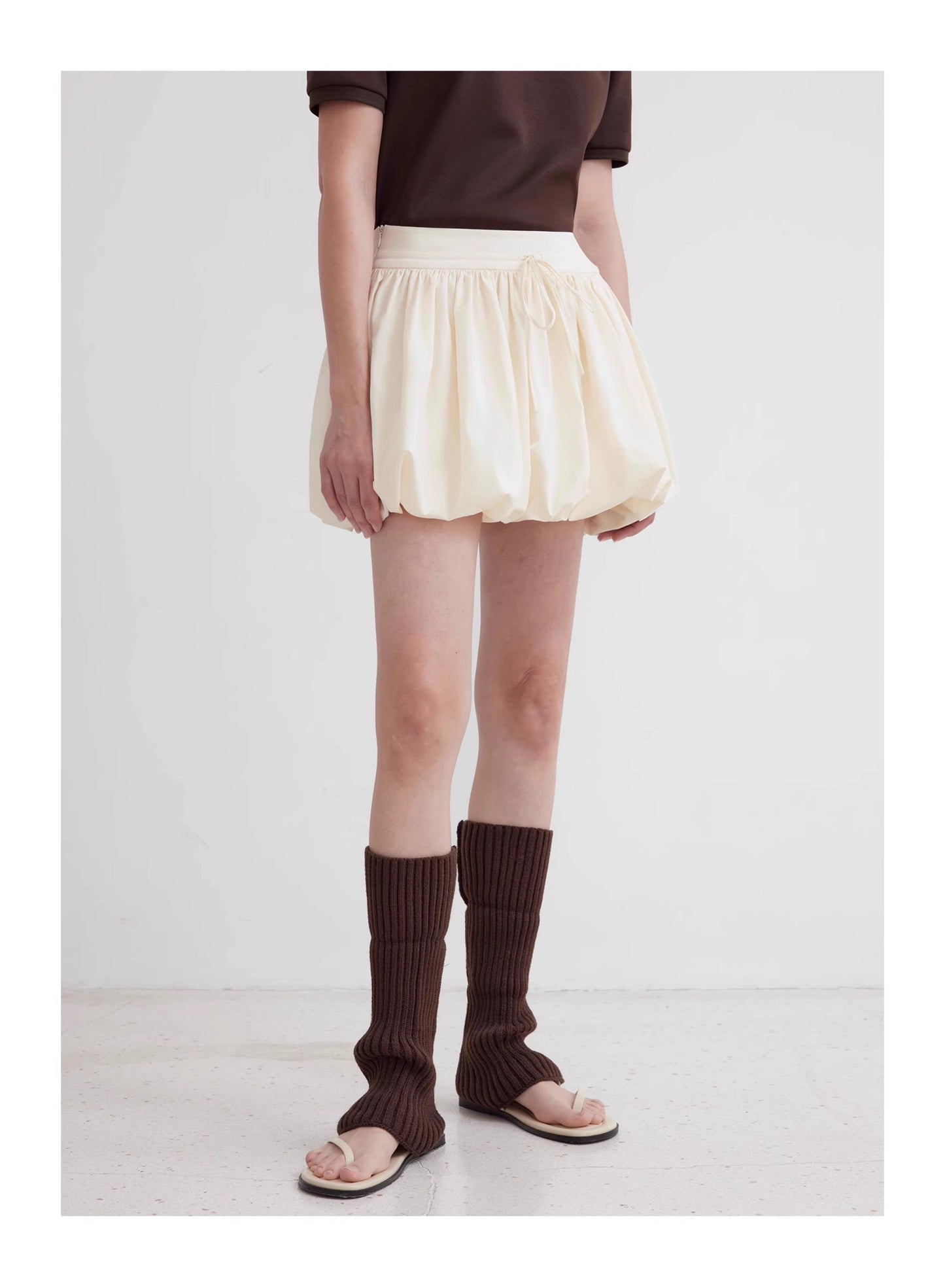 "Alice" Low Waist Anti-Exposure Flower Bud Short Skirt