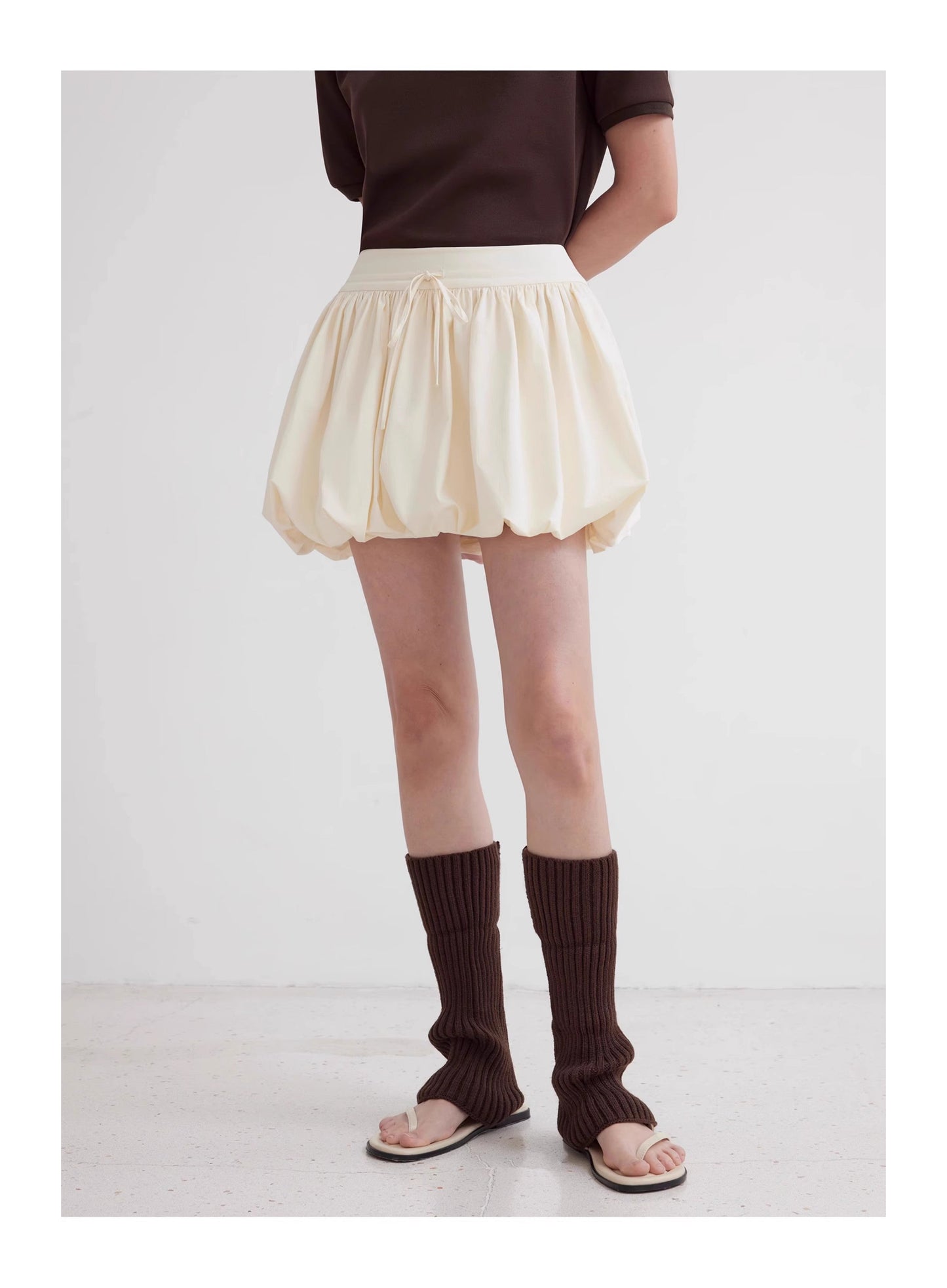 "Alice" Low Waist Anti-Exposure Flower Bud Short Skirt