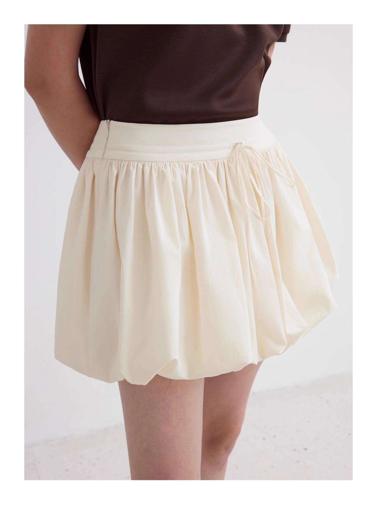 "Alice" Low Waist Anti-Exposure Flower Bud Short Skirt