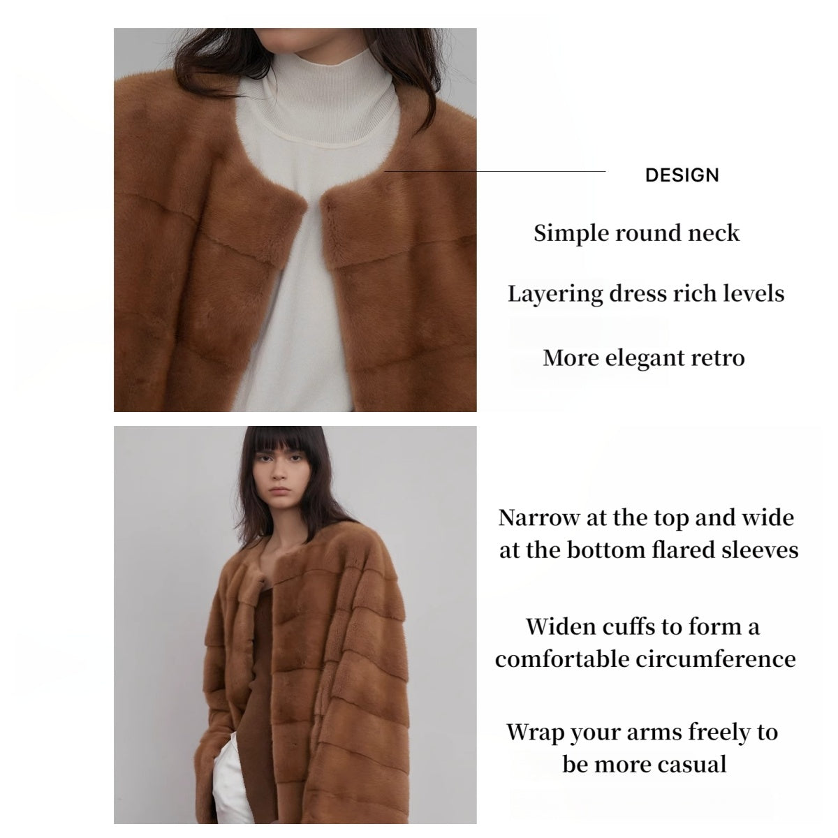 The Kopenhagen Edit — Retro Round-Neck Jacket in Standard-Level