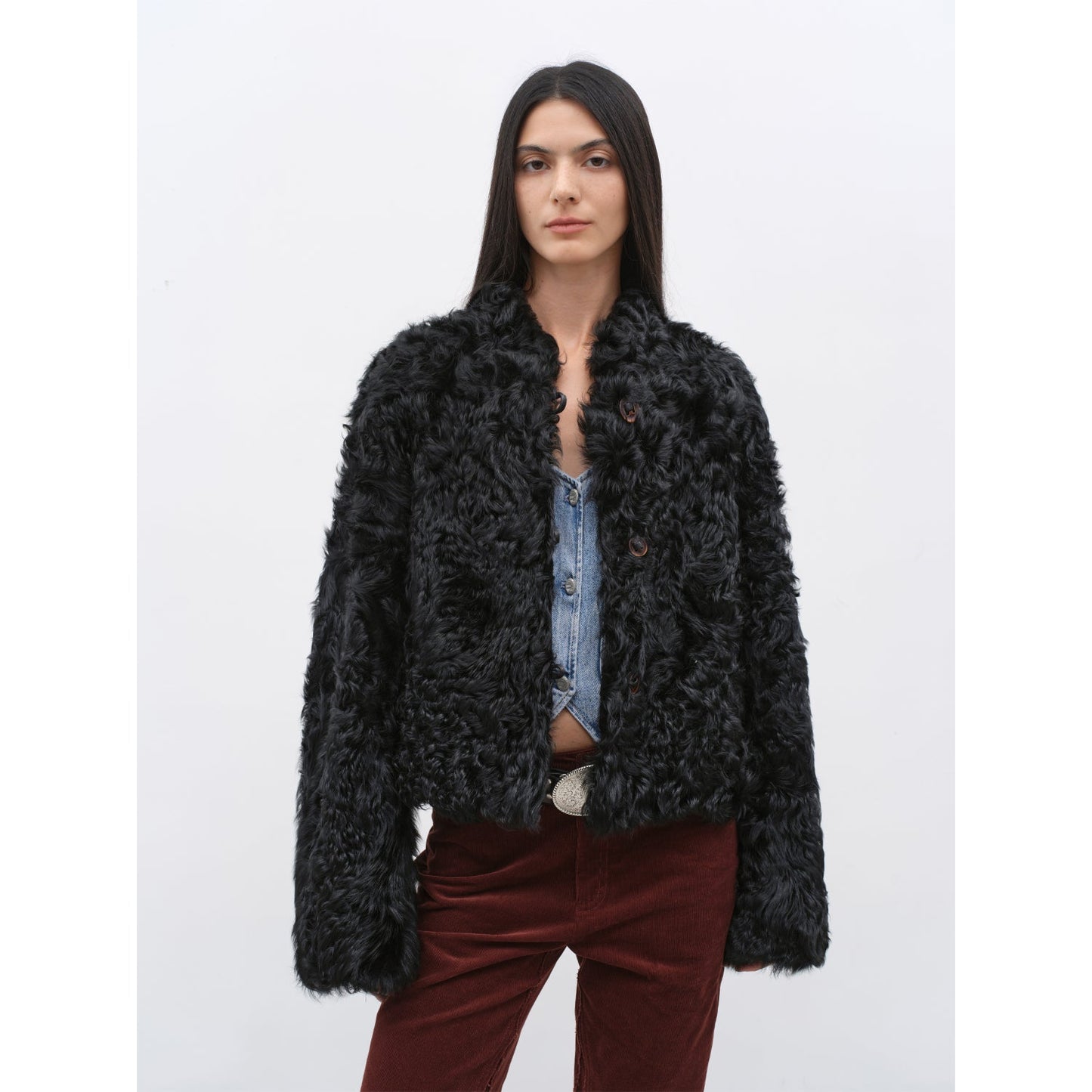 Little Bear's Thoughts New Zealand Imported Sheepskin Coat