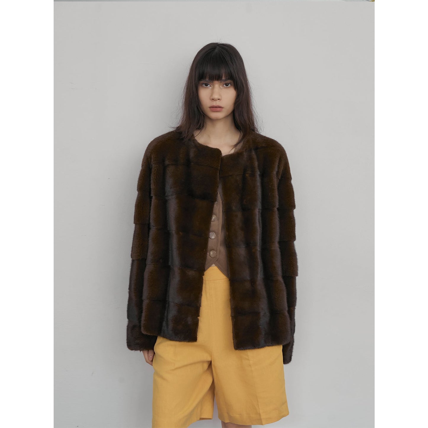 The Kopenhagen Edit — Retro Round-Neck Jacket in Standard-Level