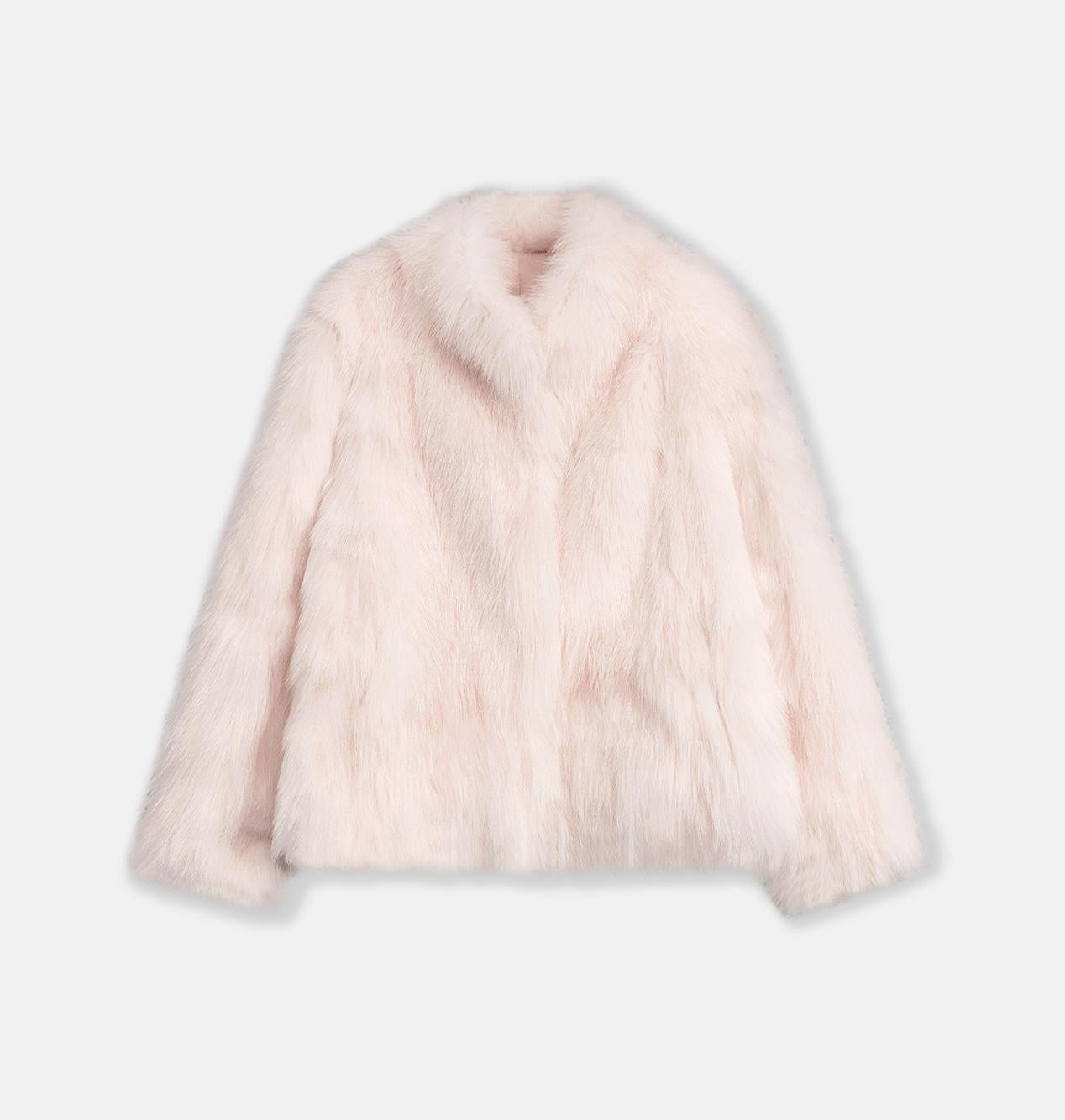 The Helsinki Muse — SAGAFURS Fox Fur Stand-Collar Coat