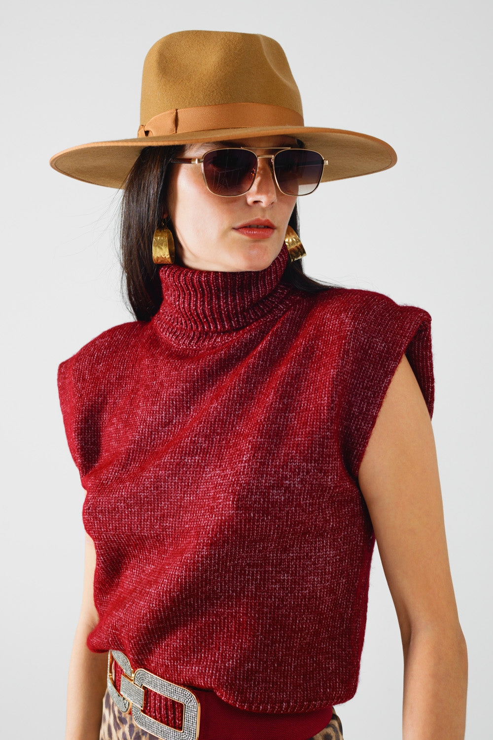 The Essential Turtleneck — Sleeveless Soft Knit Sweater