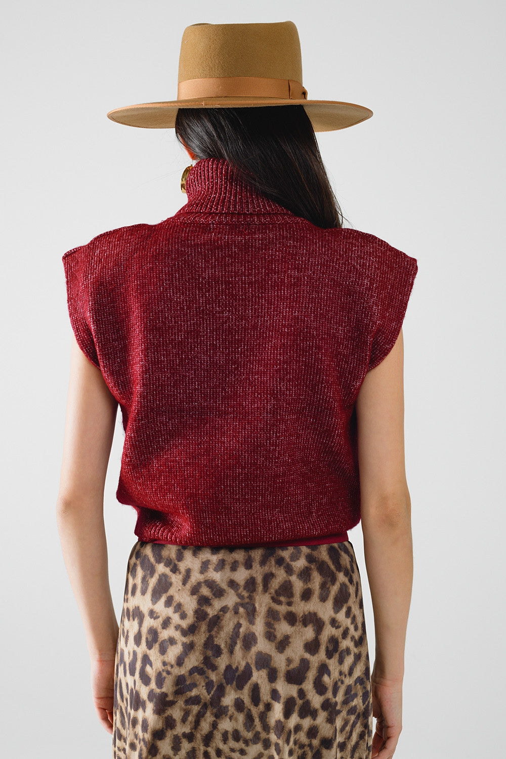 The Essential Turtleneck — Sleeveless Soft Knit Sweater