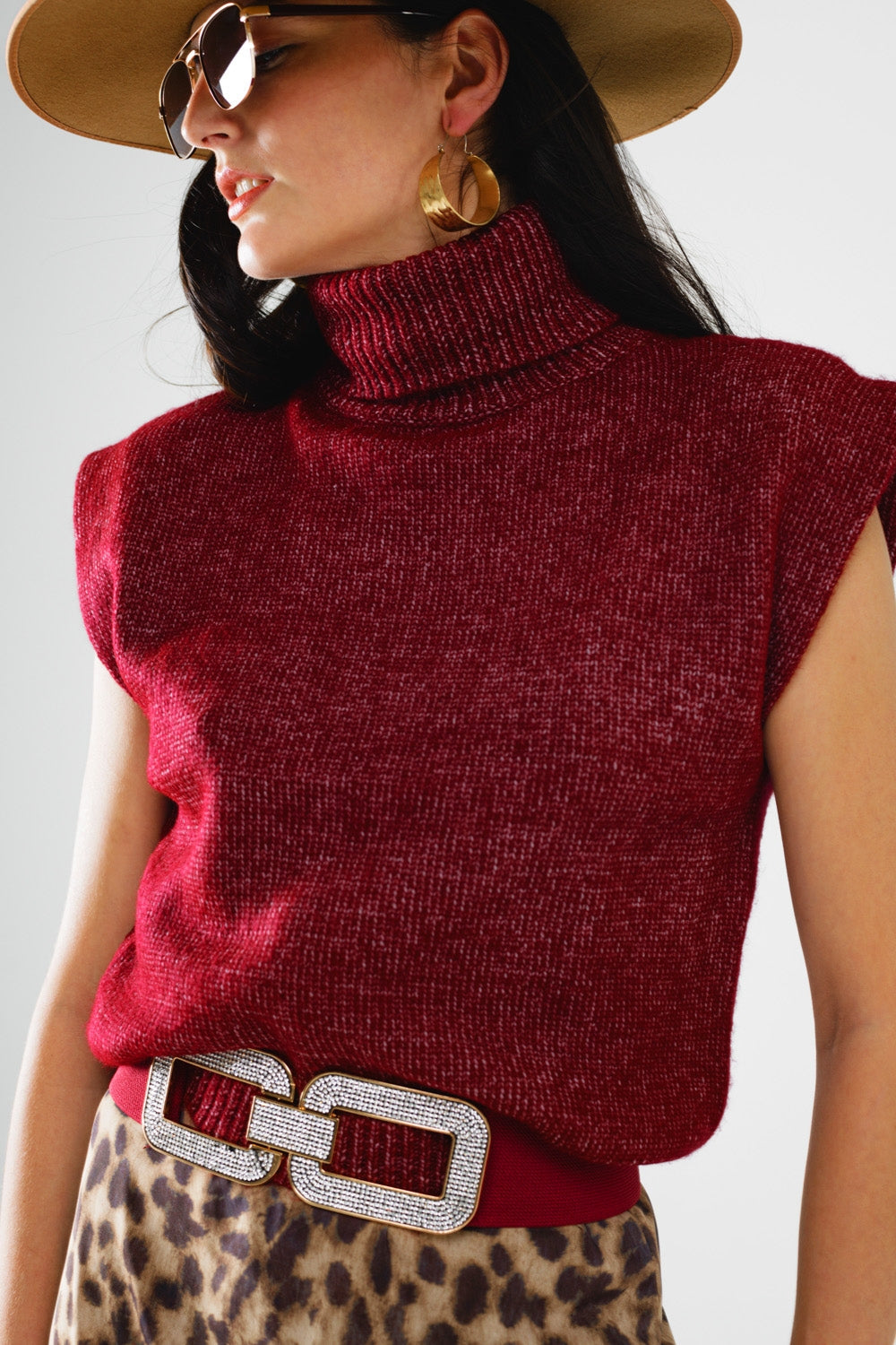 The Essential Turtleneck — Sleeveless Soft Knit Sweater