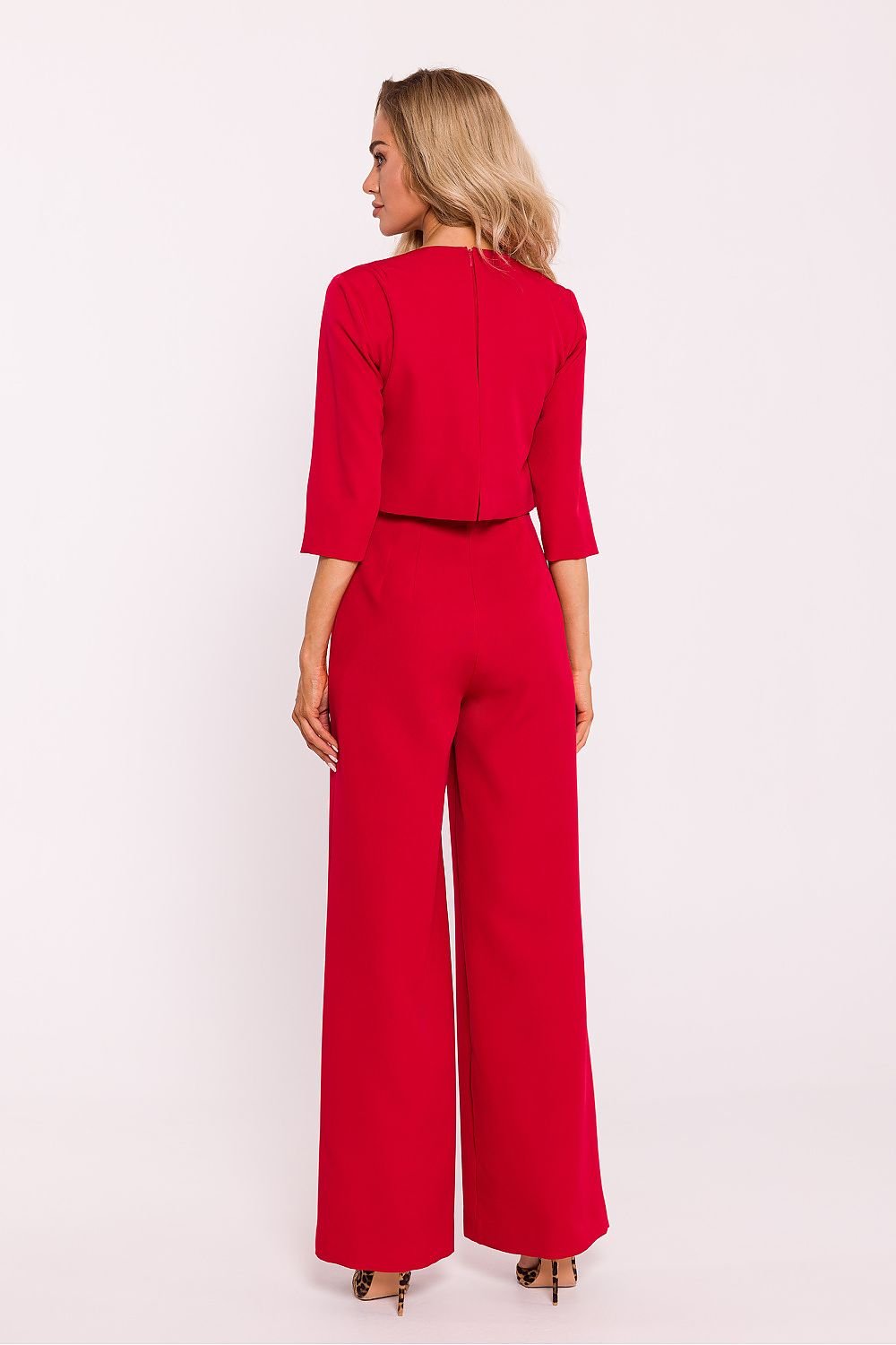 Polish Tailored Wide-Leg Jumpsuit