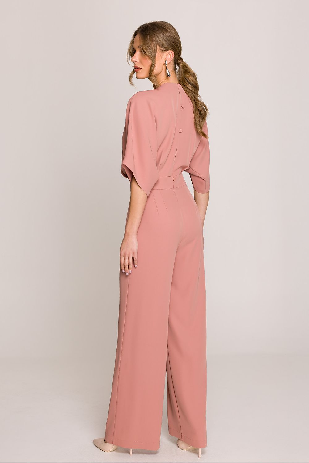 Wrap-Style Feminine Jumpsuit – Effortless Elegance