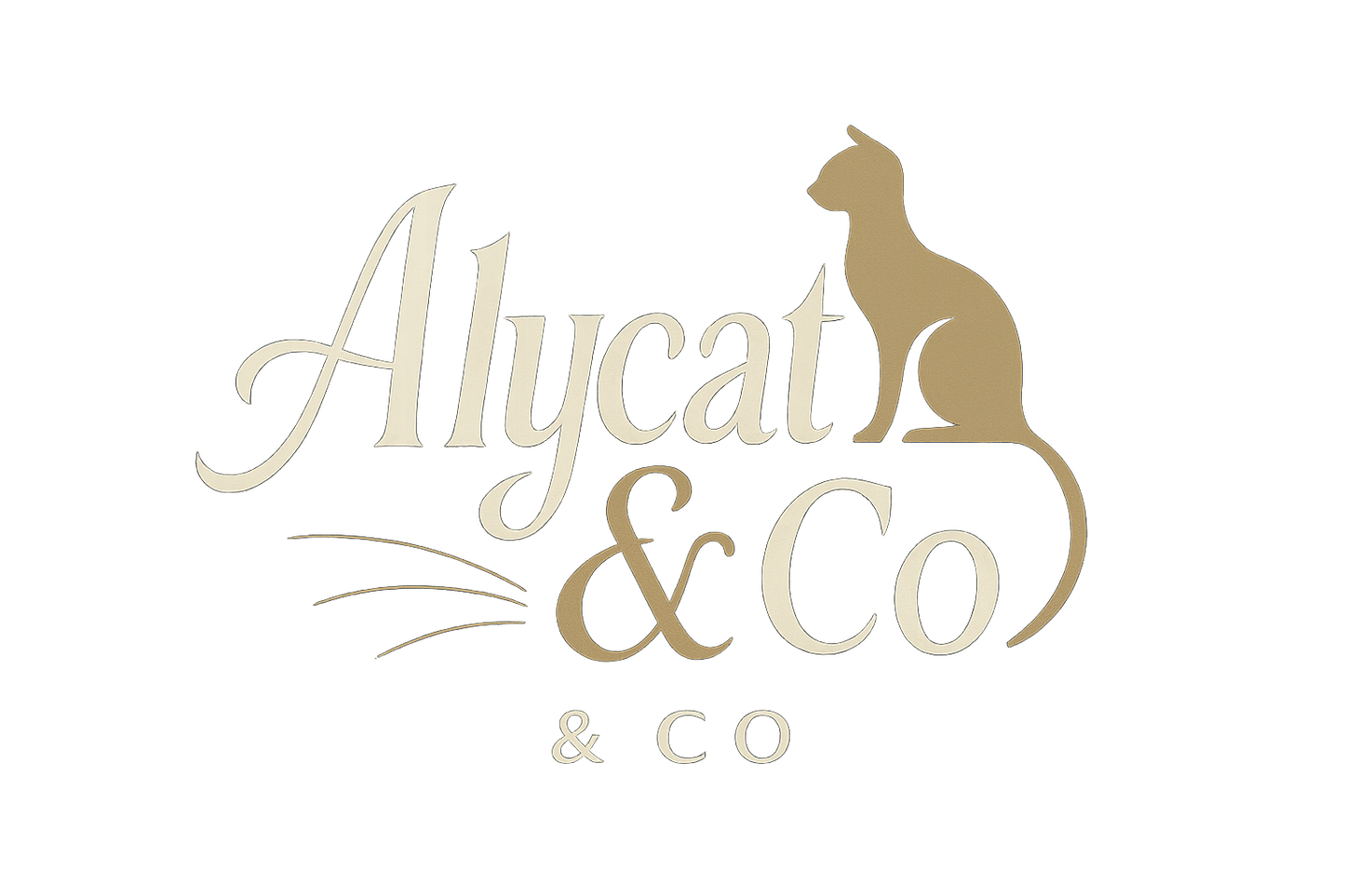 make a Alycat & Co elegant logo