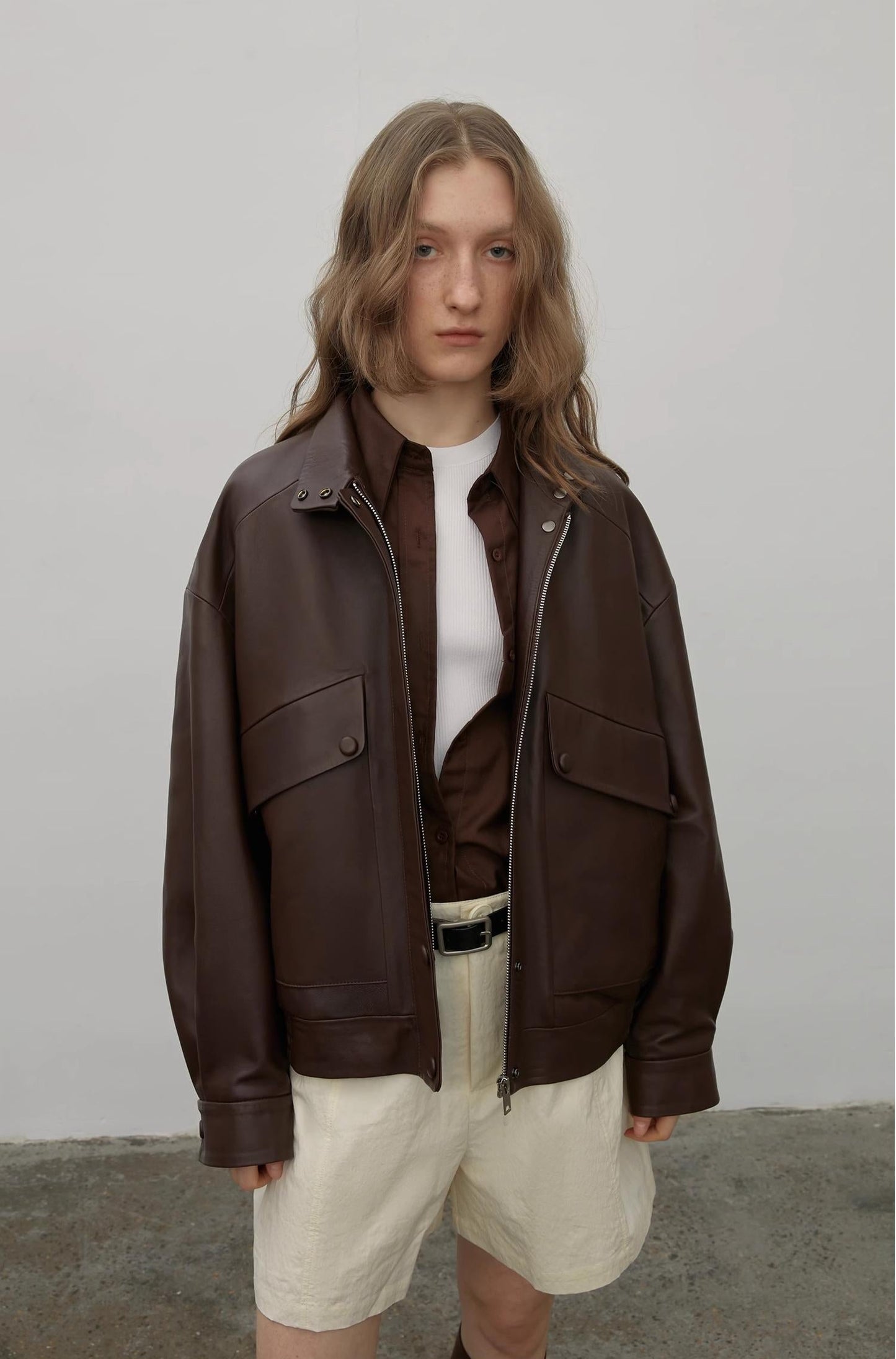 The Wellington — Two-Tone New Zealand Sheepskin Classic Jacket