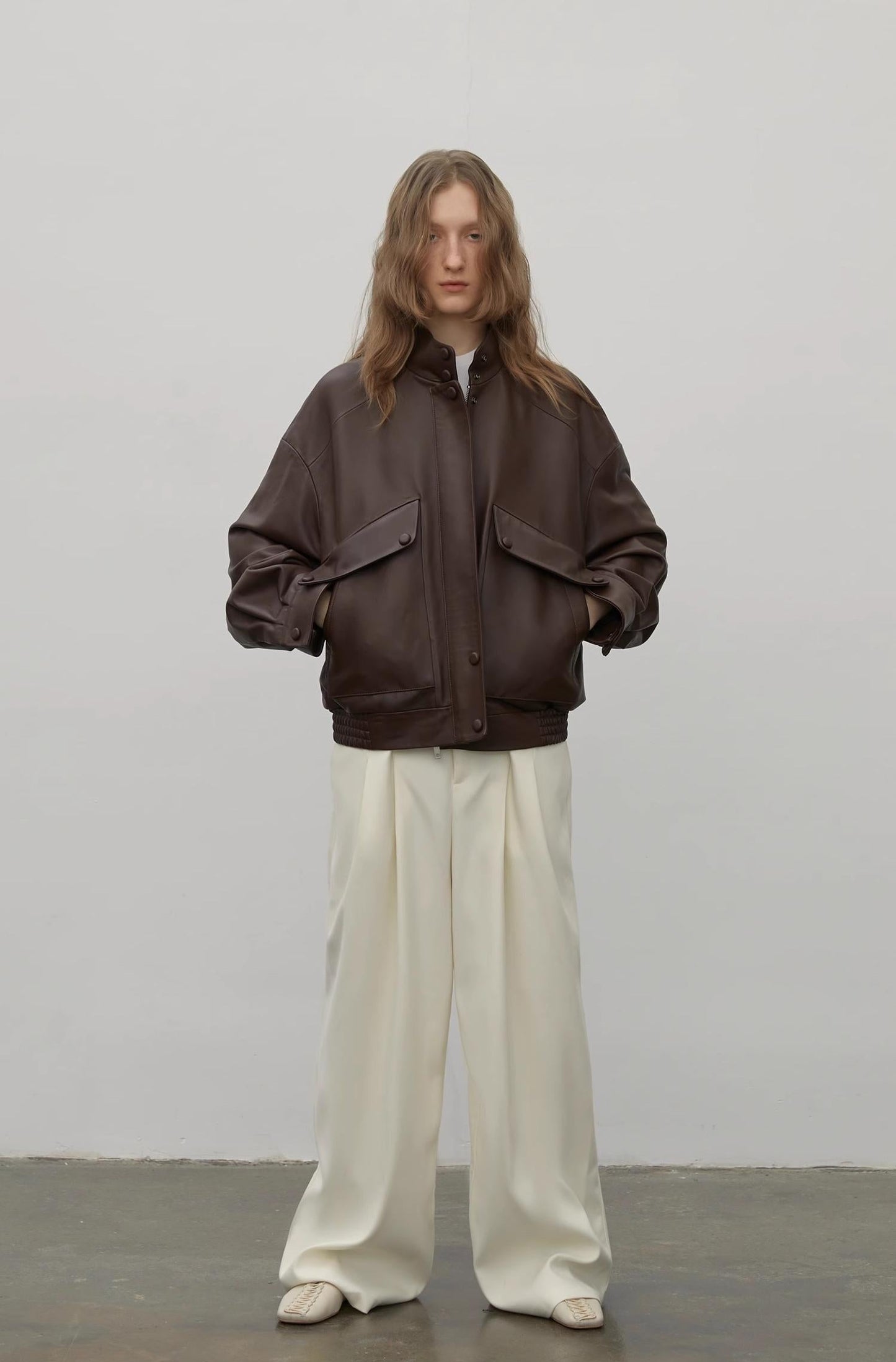 The Wellington — Two-Tone New Zealand Sheepskin Classic Jacket