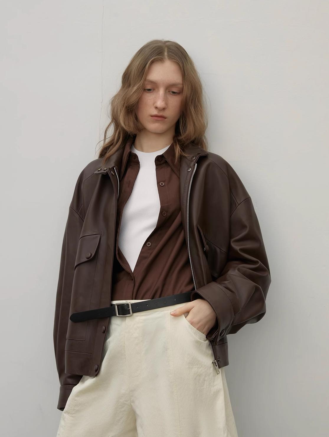 The Wellington — Two-Tone New Zealand Sheepskin Classic Jacket