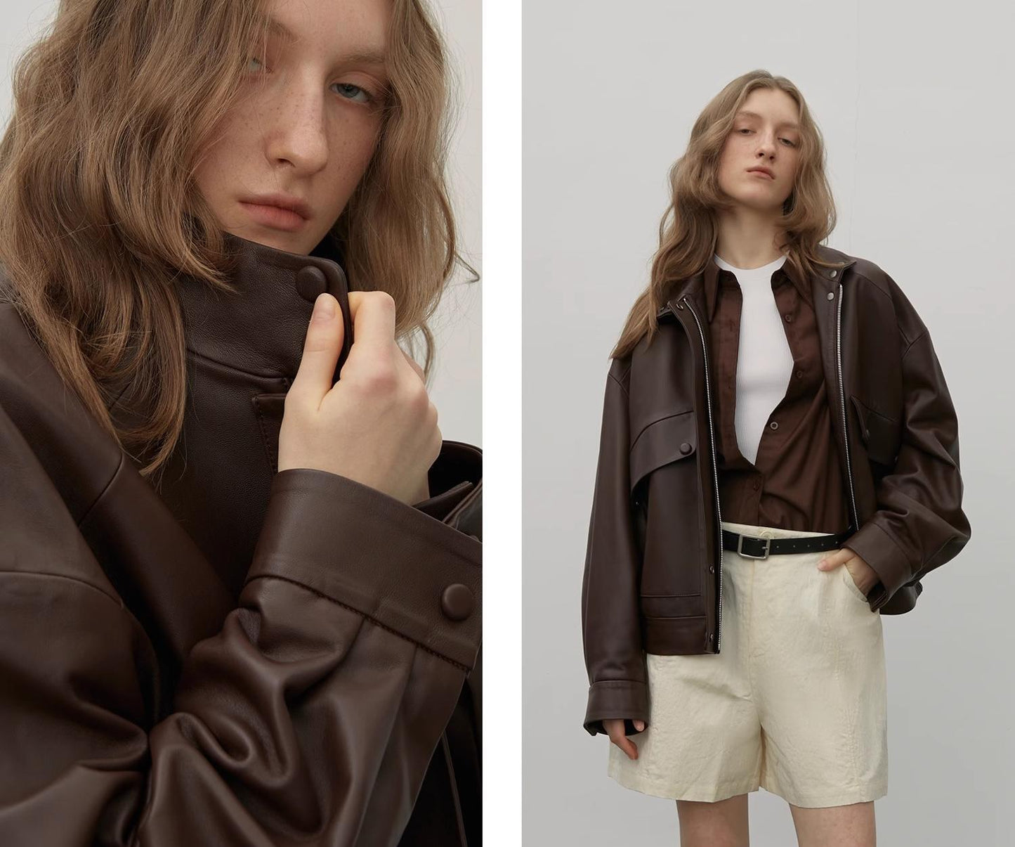 The Wellington — Two-Tone New Zealand Sheepskin Classic Jacket