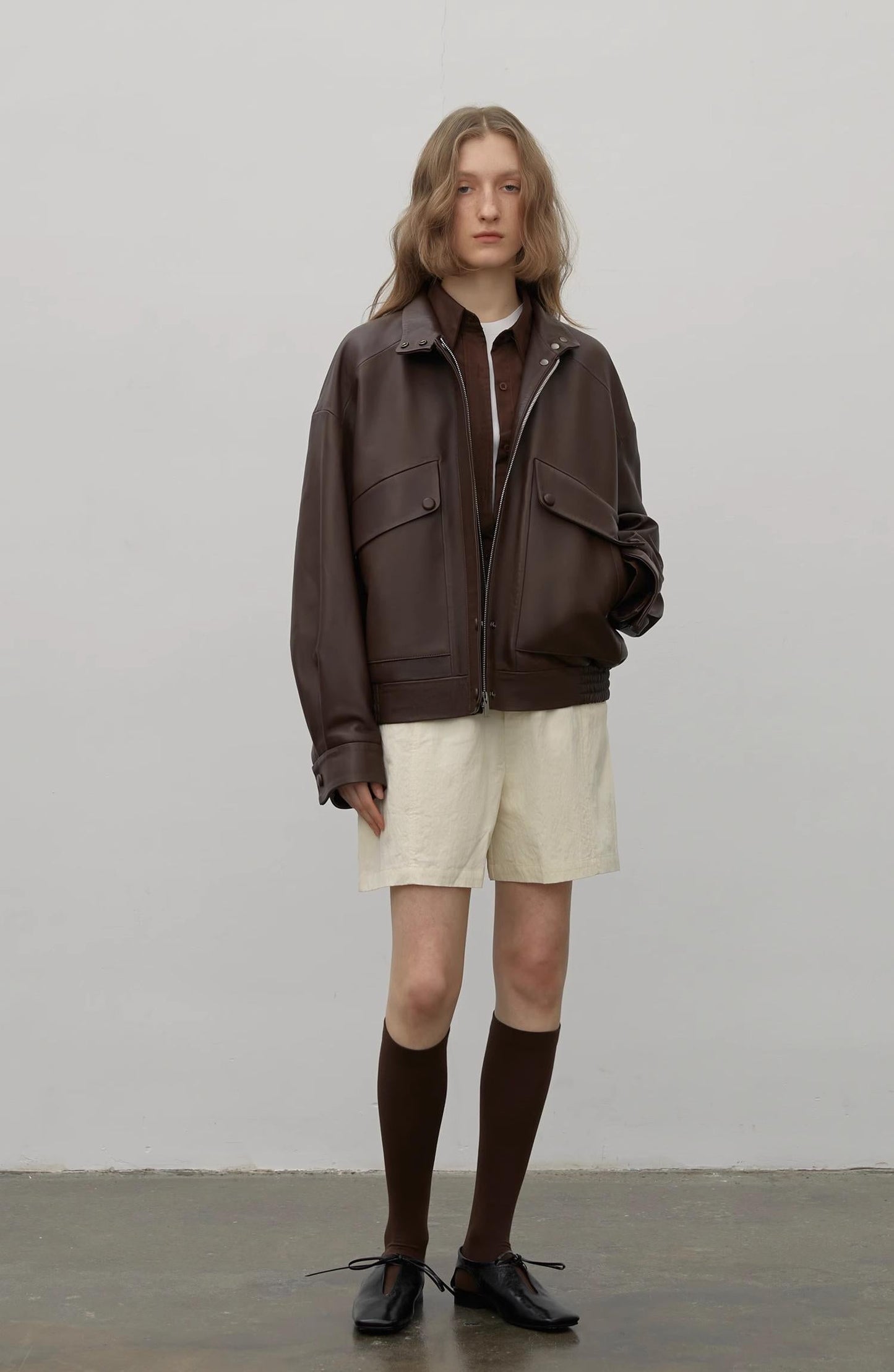 The Wellington — Two-Tone New Zealand Sheepskin Classic Jacket