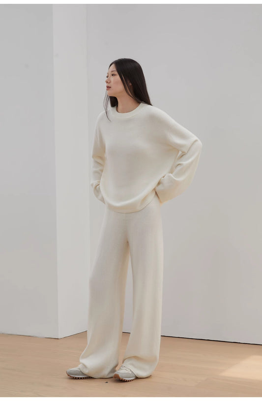 The Heirloom Lounge — 120S Merino Wool Knit Set