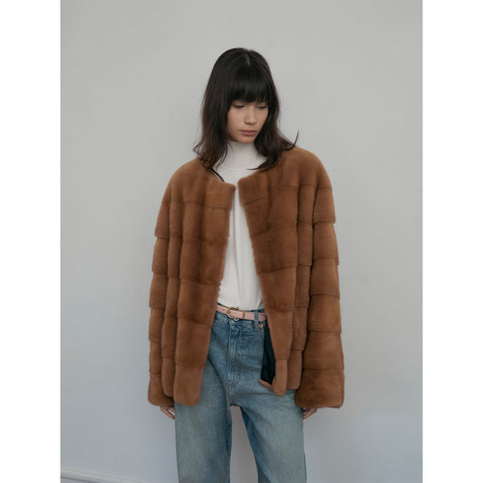 The Kopenhagen Edit — Retro Round-Neck Jacket in Standard-Level